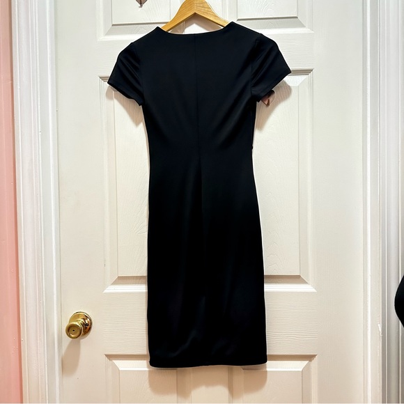 Express Black Bodycontour Short Sleeve Sheath Dress - XXS - Picture 7 of 9